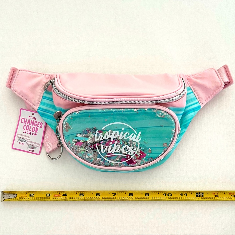 Justice tropical‎ Vibes Fanny Pack NWT